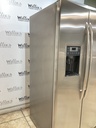 Ge Used Refrigerator Side by Side 36x69 1/2” (Stainless Steel) 