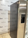 Ge Used Refrigerator Side by Side 36x70 (Stainless Steel) 
