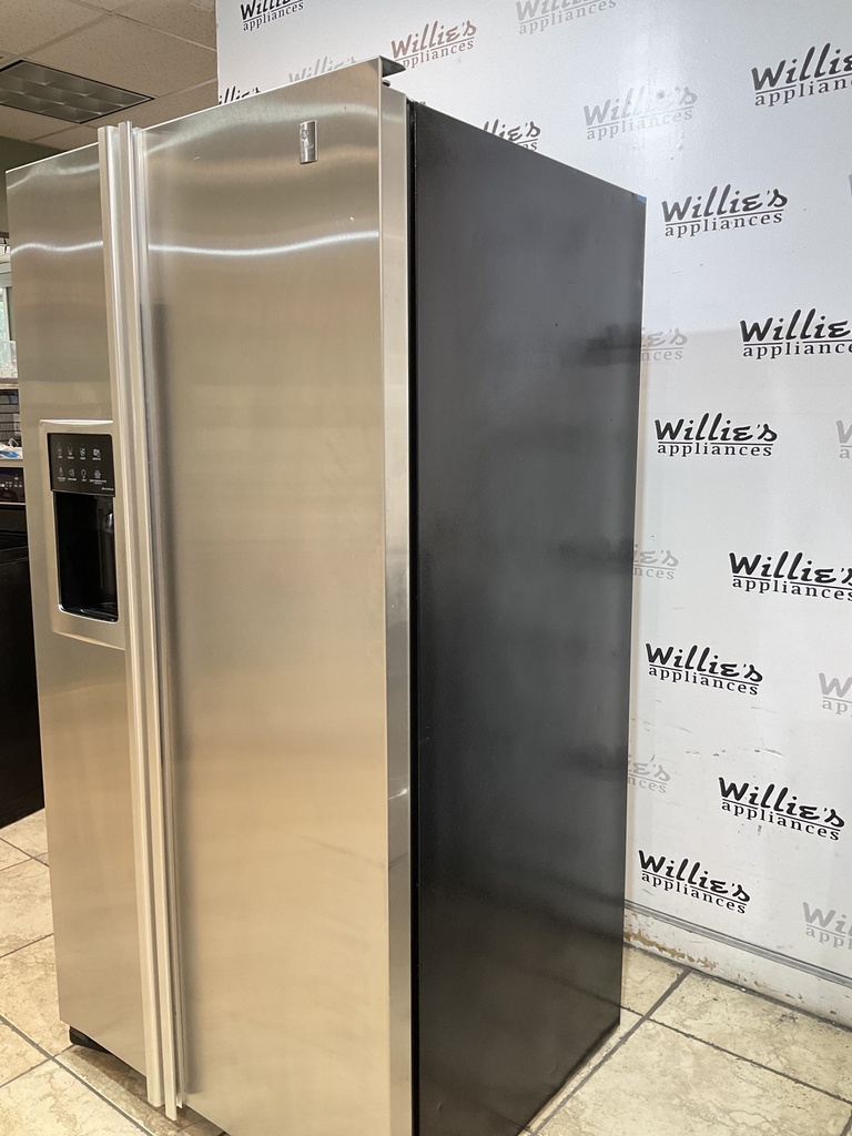 Ge Used Refrigerator Side by Side 36x70 (Stainless Steel) 