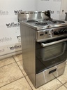 Avanti Used Electric Stove 220volts (40/50 AMP) 23 1/2” (Stainless Steel) 