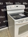 Ge Used Electric Stove 220volts (40/50 AMP) 30inches {4 prong} (White) 