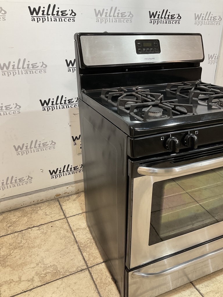 Frigidaire Used Natural Gas Stove 30inches (Stainless Steel)