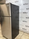 Frigidaire Used Refrigerator Top and Bottom 28x64 1/2” (Stainless Steel) 
