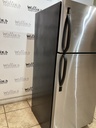 Frigidaire Used Refrigerator Top and Bottom 28x64 1/2” (Stainless Steel) 
