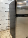Whirlpool Used Refrigerator Top and Bottom 33x66 1/2’ (Stainless Steel) 