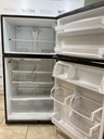 Whirlpool Used Refrigerator Top and Bottom 33x66 1/2’ (Stainless Steel) 