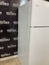 Frigidaire Used Refrigerator Top and Bottom 30x65 1/2” (White) 