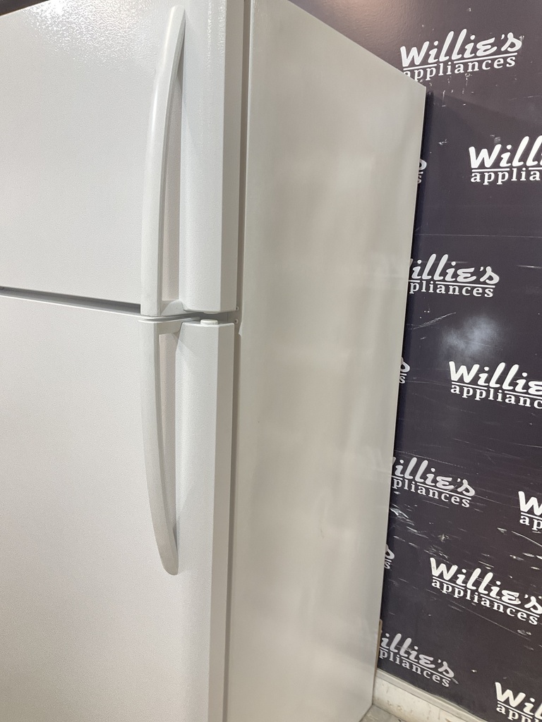 Frigidaire Used Refrigerator Top and Bottom 30x65 1/2” (White) 