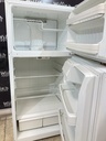 Hotpoint Used Refrigerator Top and Bottom 28x61 1/2” (White) 