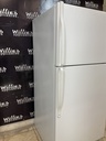 Whirlpool Used Refrigerator Top and Bottom 30x66 (White) 