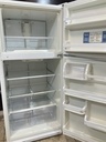 Whirlpool Used Refrigerator Top and Bottom 30x66 (White) 