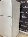 Whirlpool Used Refrigerator Top and Bottom 33x65 1/2” (White) 