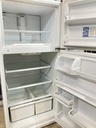 Whirlpool Used Refrigerator Top and Bottom 30x65 1/2” (White) 