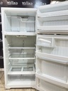 Ge Used Refrigerator Top and Bottom 28x67 (White) 