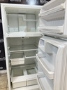 Ge Used Refrigerator Top and Bottom 28x67 (White)