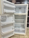 Ge Used Refrigerator Top and Bottom 28x66 1/2” (Bisque) 