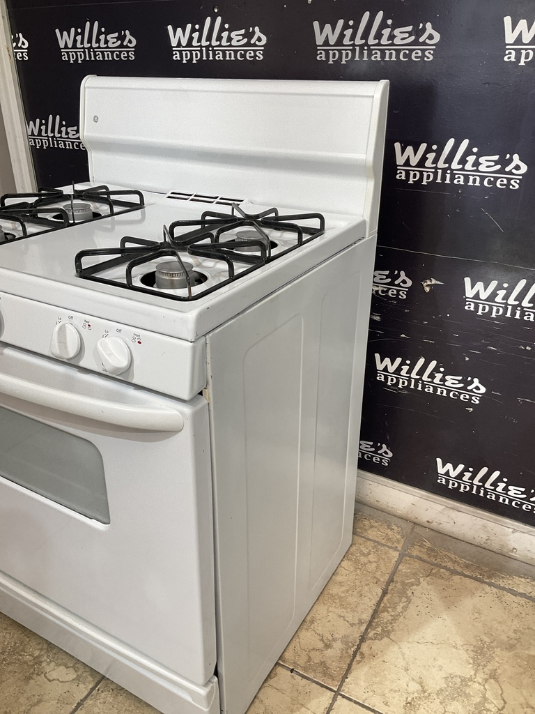 Ge Used Natural Gas Stove 30inches (White) 