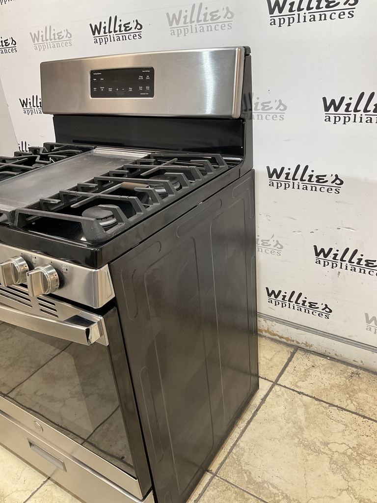 Ge Used Natural Gas Stove 30inches (Stainless Steel) 