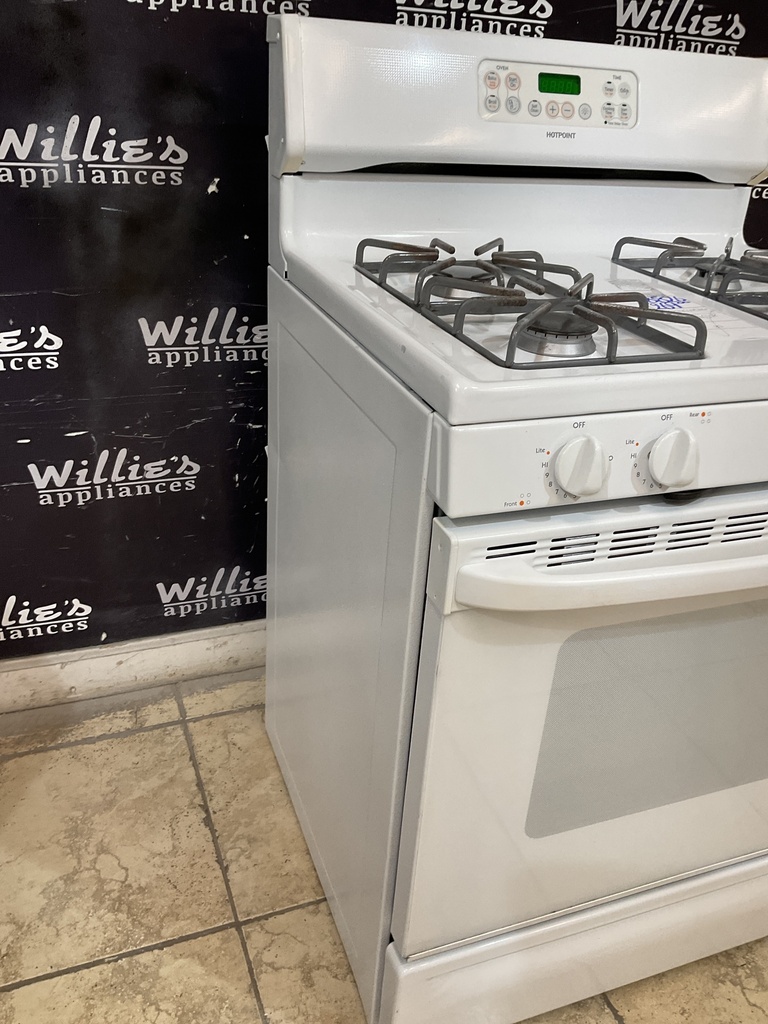 Hotpoint Used Natural Gas Stove 30inches (White) 