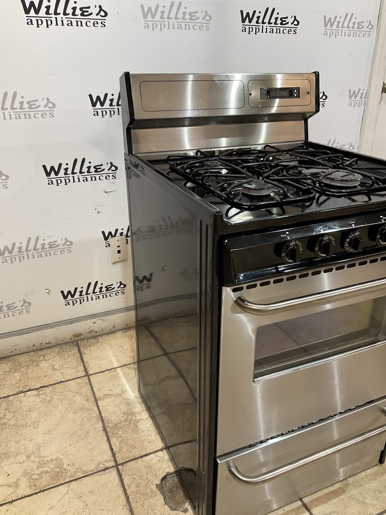 Frigidaire Used Natural Gas Stove 24inches (Stainless Steel) 