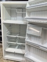 Ge Used Refrigerator Top and Bottom 28x64 1/2” (White) 
