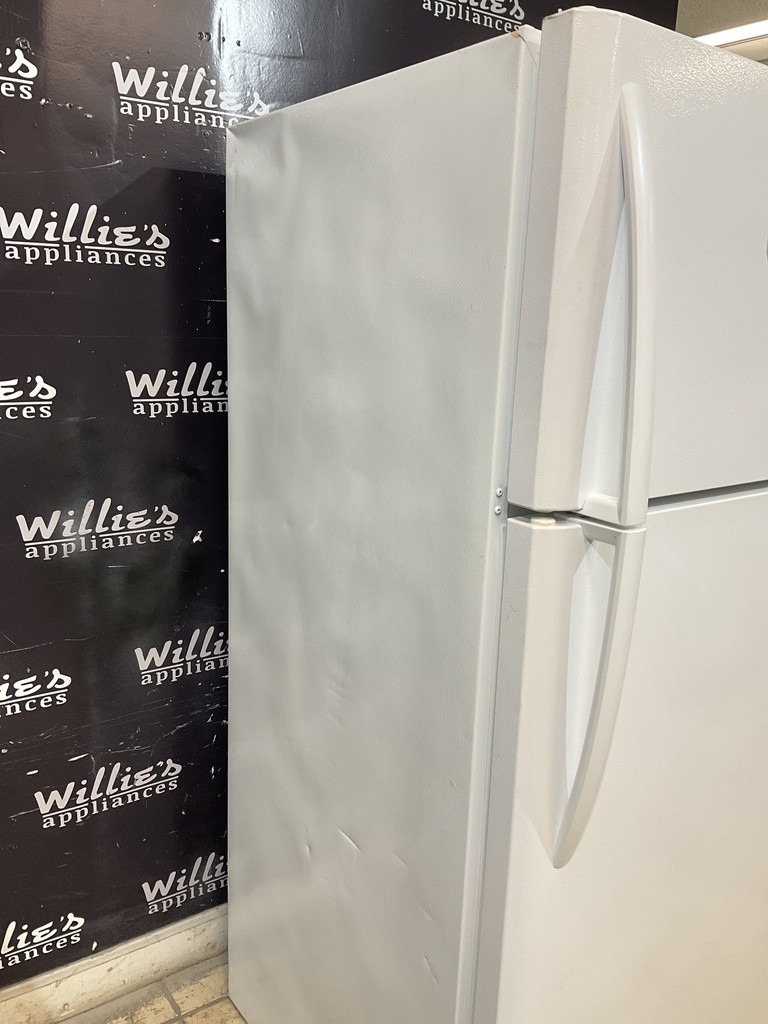 Frigidaire Used Refrigerator Top and Bottom 30x65 1/2” (White) 