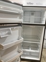 Ge Used Refrigerator Top and Bottom 28x66 1/2” (Stainless Steel) 
