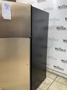 Ge Used Refrigerator Top and Bottom 28x64 1/2” (Stainless Steel) 