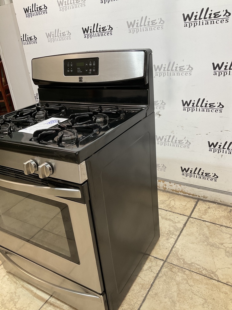 Kenmore Used Natural Gas Stove 30inches (Stainless Steel) 