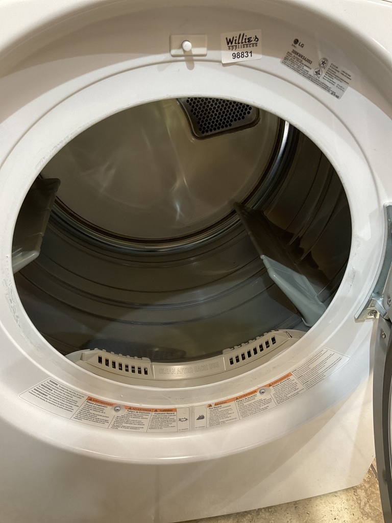 Lg Used Natural Gas Dryer 27inches (White) 