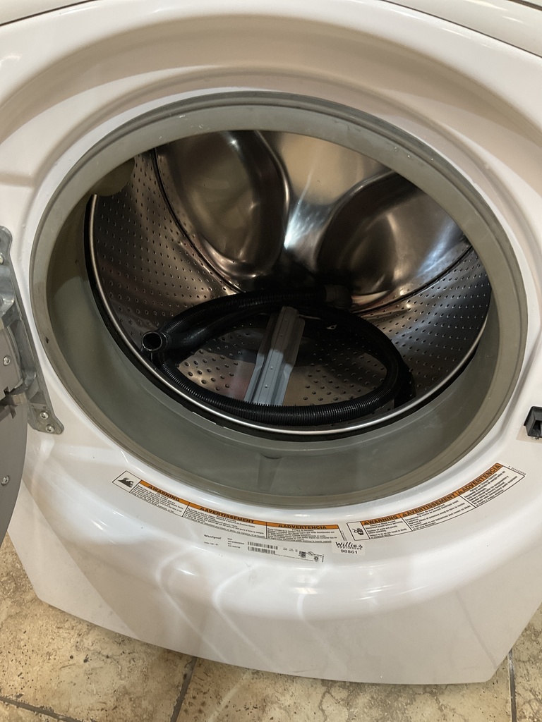 Whirlpool Used Washer Front-load 27inches (White);