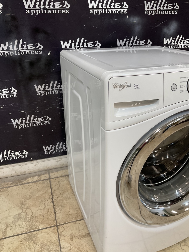 Whirlpool Used Washer Front-load 27inches (White);