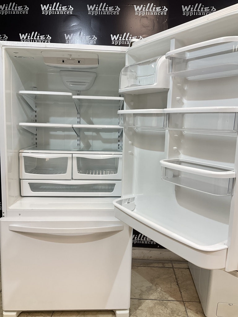 Kenmore Used Refrigerator Top and Bottom Mount 33x68 1/2” (White)