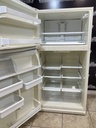 Kenmore Used Refrigerator Top and Bottom 33x65 1/2” (Bisque) 