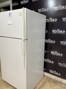 Whirlpool Used Refrigerator Top and Bottom 28x62 (White) 