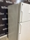 Hotpoint Used Refrigerator Top and Bottom 28x61 1/2” (White) 