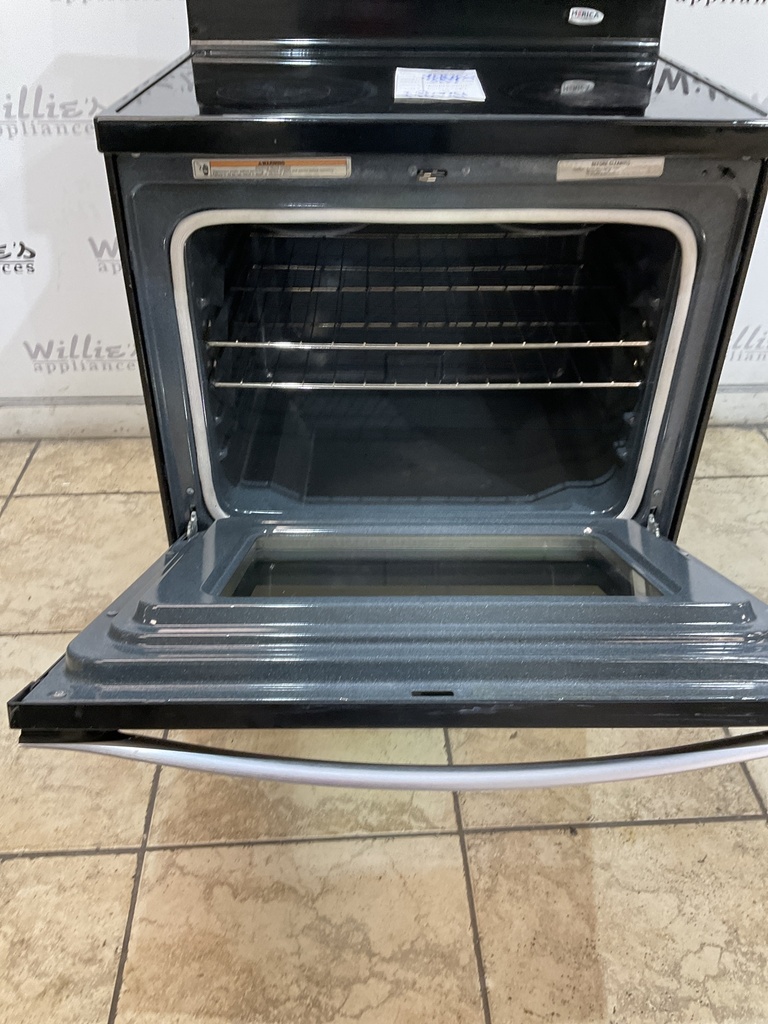 Whirlpool Used Electric Stove 220volts (40/50 AMP) 30inches {3 prong} (Stainless Steel) 