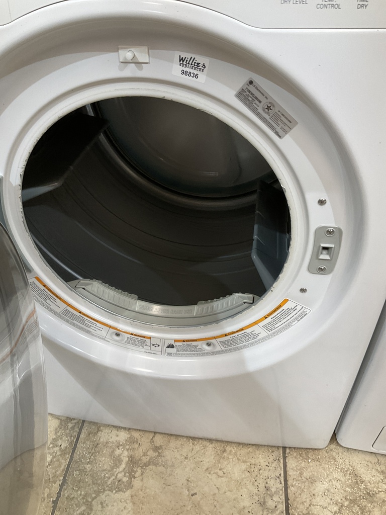 Lg Used Natural Gas Set Washer/Dryer Front-load 27inches (White)