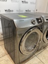 Samsung Used Electric Set Washer/Dryer Front-load 27inches {3 prong} (Grey) 