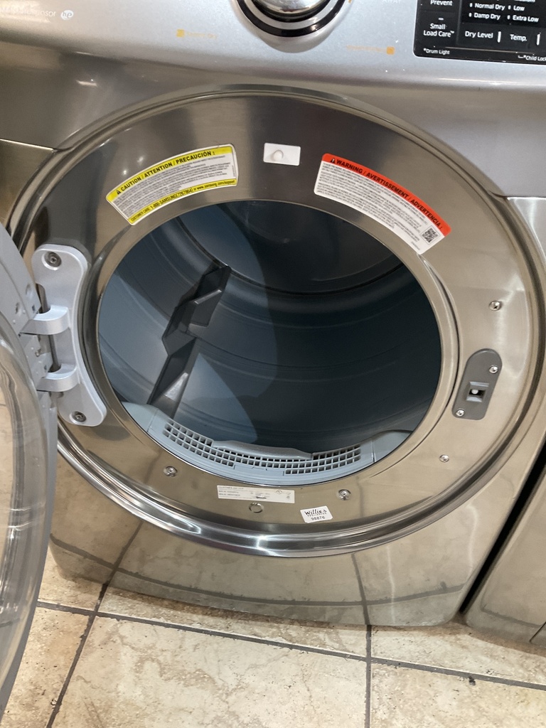 Samsung Used Electric Set Washer/Dryer Front-load 27inches {3 prong} (Grey) 
