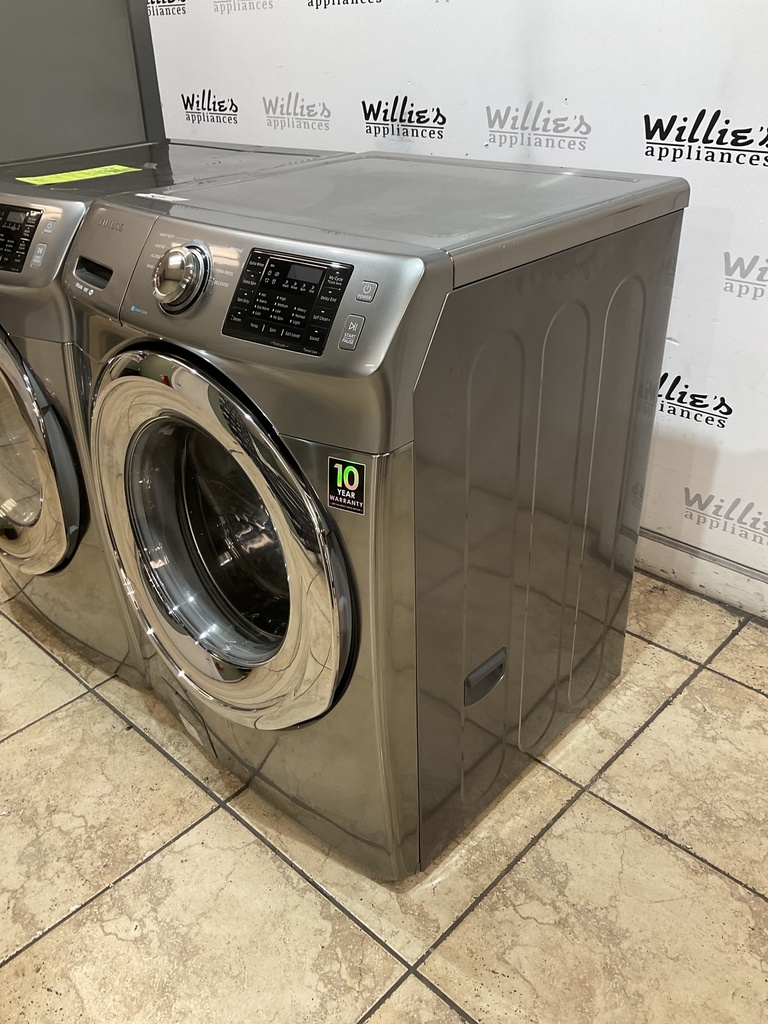 Samsung Used Electric Set Washer/Dryer Front-load 27inches {3 prong} (Grey) 