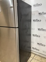 Frigidaire Used Refrigerator Top and Bottom 30x68 1/2” (Stainless Steel) 