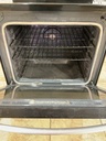 Whirlpool Used Electric Stove 220volt (40/50 AMP) 30inches {3 prong} (Stainless Steel) 