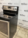 Whirlpool Used Electric Stove 220volt (40/50 AMP) 30inches {3 prong} (Stainless Steel) 