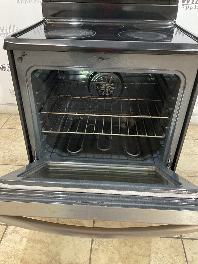 Frigidaire Used Electric Stove 220volts (40/50 AMP) 30inches {no cord} (Stainless Steel) 