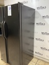Ge Used Refrigerator Side by Side 36x68 1/2” (Black) 
