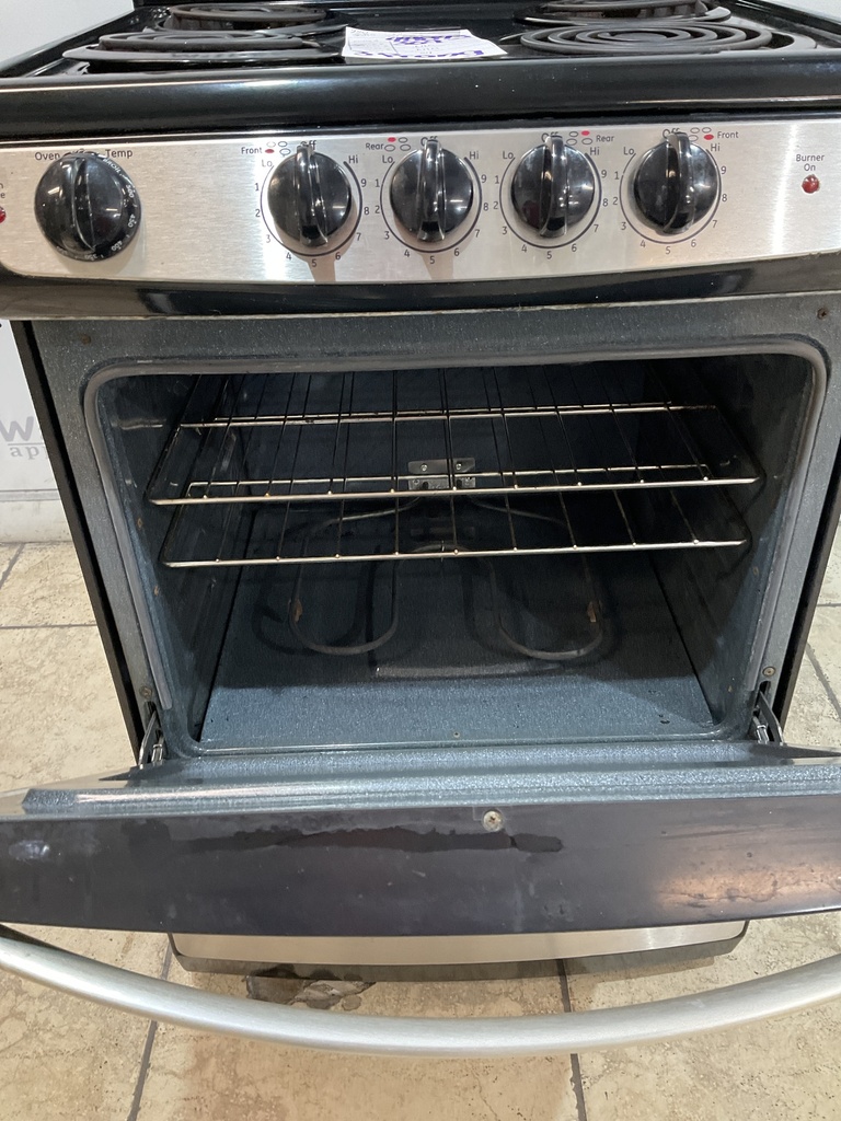 Ge Used Electric Stove 220volts (40/50 AMP) 24inches {3 prong} (Stainless Steel) 