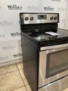 Whirlpool Used Electric Stove 220volts (40/50 AMP) 30inches {3 prong} (Stainless Steel)