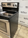 Whirlpool Used Electric Stove 220volts (40/50 AMP) 30inches {3 prong} (Stainless Steel)