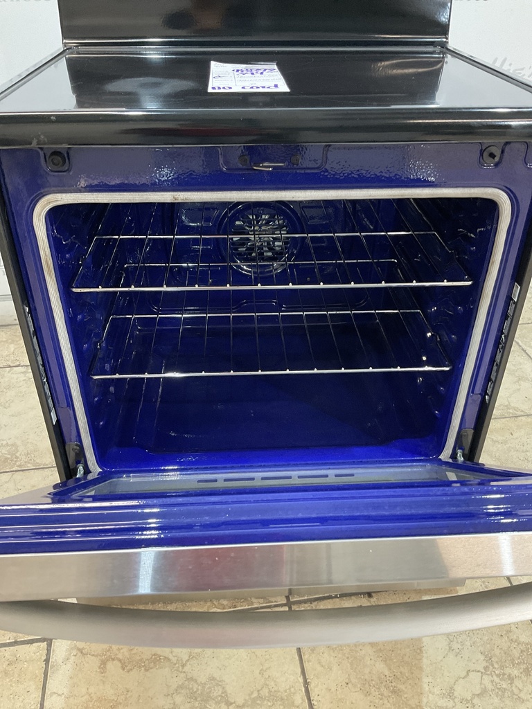 Lg Used Electric Stove 220volts (40/50 AMP) 30inches {no cord} (Stainless Steel) 